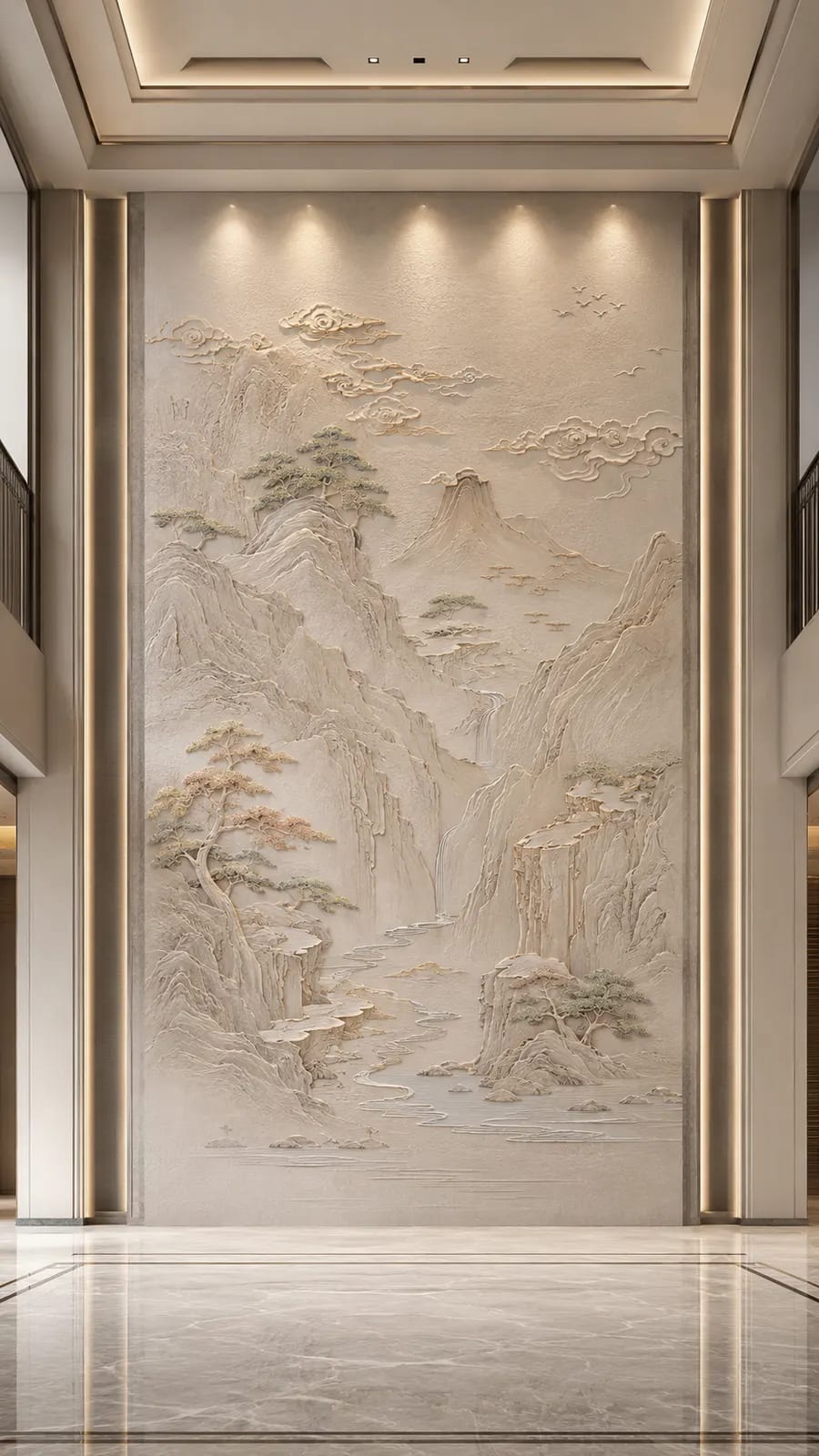 千峰入境 · 05,山水意境浮雕空间效果参考