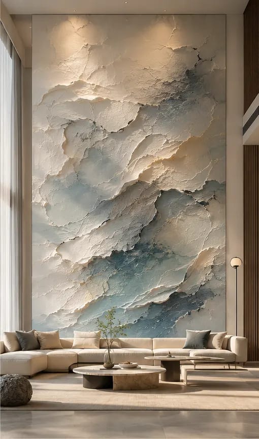 流动界面 · 14,抽象肌理浮雕空间效果参考