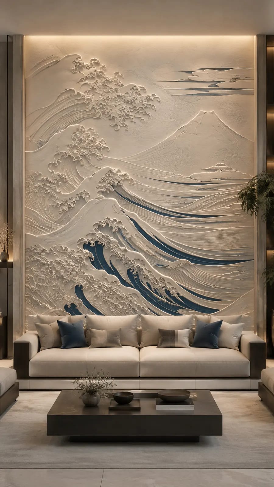浪起东方 · 04,海潮波纹浮雕空间效果参考