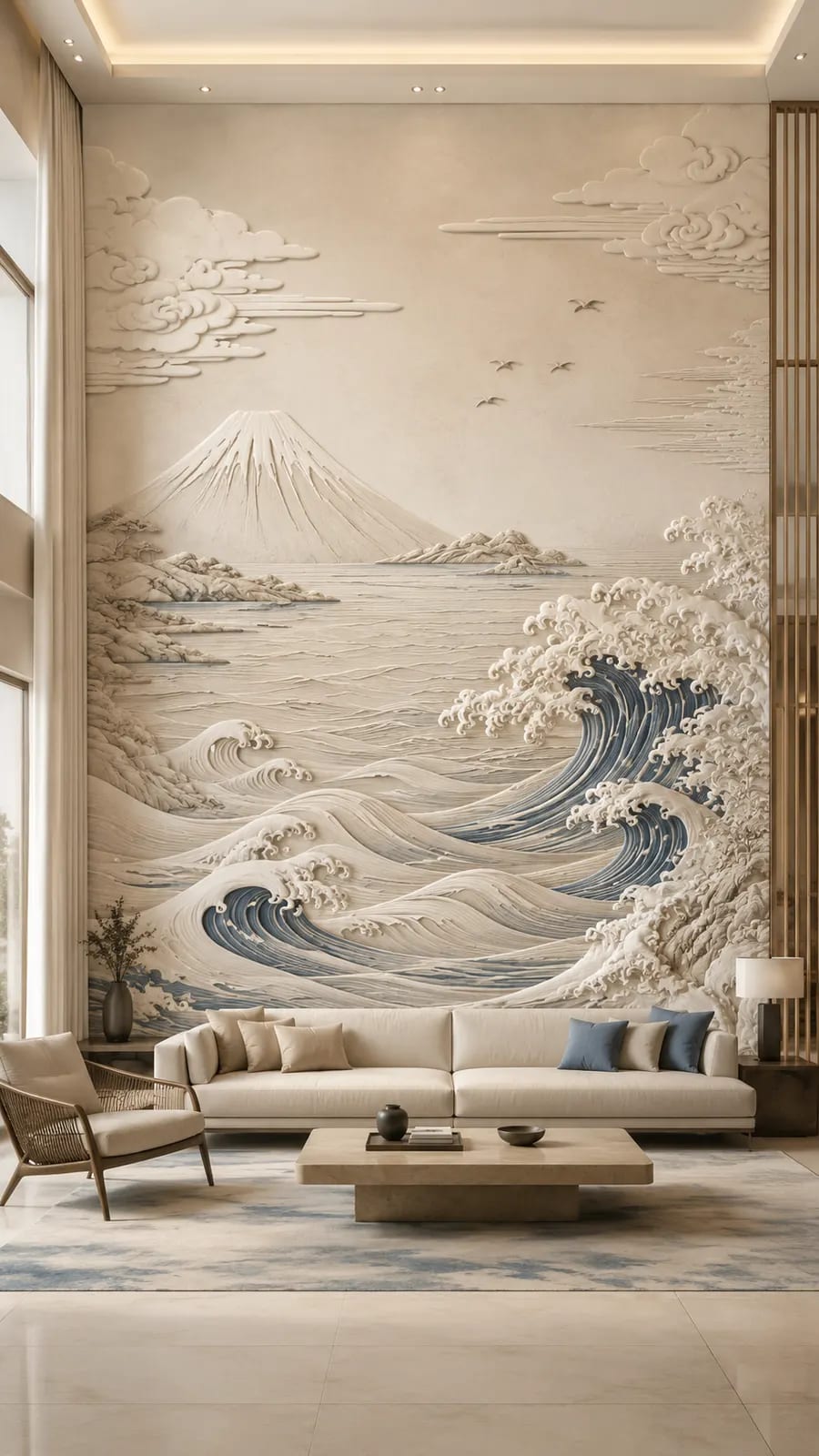 浪起东方 · 03,海潮波纹浮雕空间效果参考